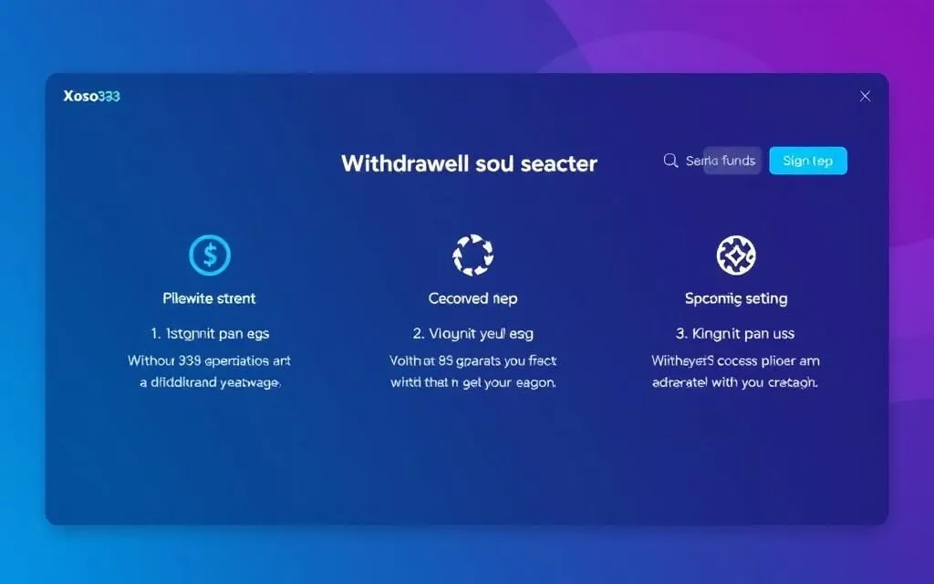 Quy trình rút tiền Xoso333 Quy trình rút tiền Xoso333